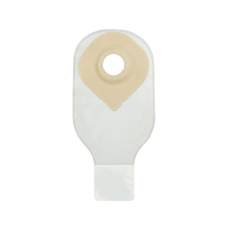 Genairex Securi-T USA 12 inch 1-Piece Extended Wear Drainable Pouch Pre-Cut 1.125 inch Box of 10