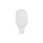 Genairex Securi-T USA 12 inch Drainable Pouch Transparent 1 Curved Tail Closure 2.75 inch Flange Box of 10 thumbnail