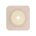 Genairex Securi-T USA 5x5 inch Standard Wear Wafer Tan Tape Collar 2.25 inch Flange Box of 10 thumbnail