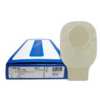 Genairex Securi-T USA 9 inch Drainable Pouch Opaque 1 Curved Tail Closure 1.75 inch Flange Box of 10 thumbnail