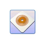 Genairex Securi-T USA Extended Wear Wafer White Tape Collar 4.25x4.25 inch Box of 5 thumbnail