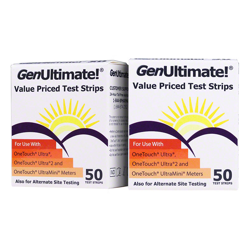 GenUltimate Blood Glucose Test Strips 100ct