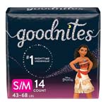 Goodnites Disposable Underwear for Girls Small/Medium Jumbo Package of 14 thumbnail