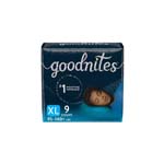 Goodnites Youth Pants Extra Large Boy Jumbo Pack Package of 9 thumbnail