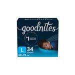Goodnites Youth Pants for Boys Large Giga Pack Case of 34 thumbnail