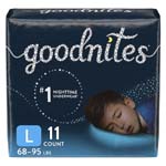 Goodnites Youth Pants Large Boy Jumbo Pack Package of 11 thumbnail