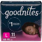 Goodnites Youth Pants Large Girl Jumbo Pack Case of 44 thumbnail