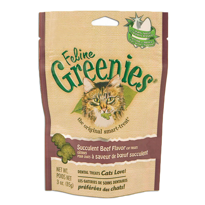 Greenies Cat Dental Treats Beef 2.5oz Case of 10 ADW Diabetes