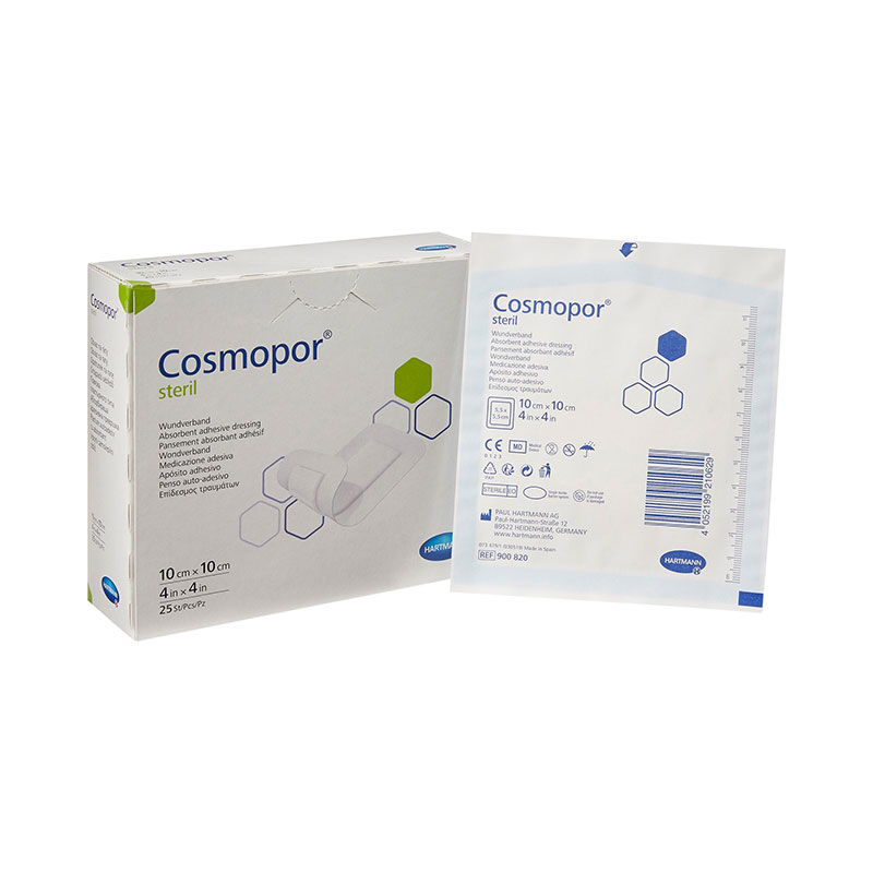 Hartmann Cosmopore Sterile 4x4 inch Box of 25