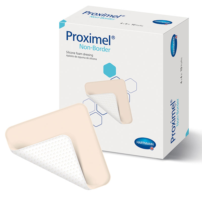 Hartmann Proximel Silicone Foam Dressing with No Border 4x4 inch Box of 10