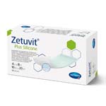 Hartmann Zetuvit Plus Silicone Non Border Superabsorbent Dressing 4x8 inch Box of 10 thumbnail