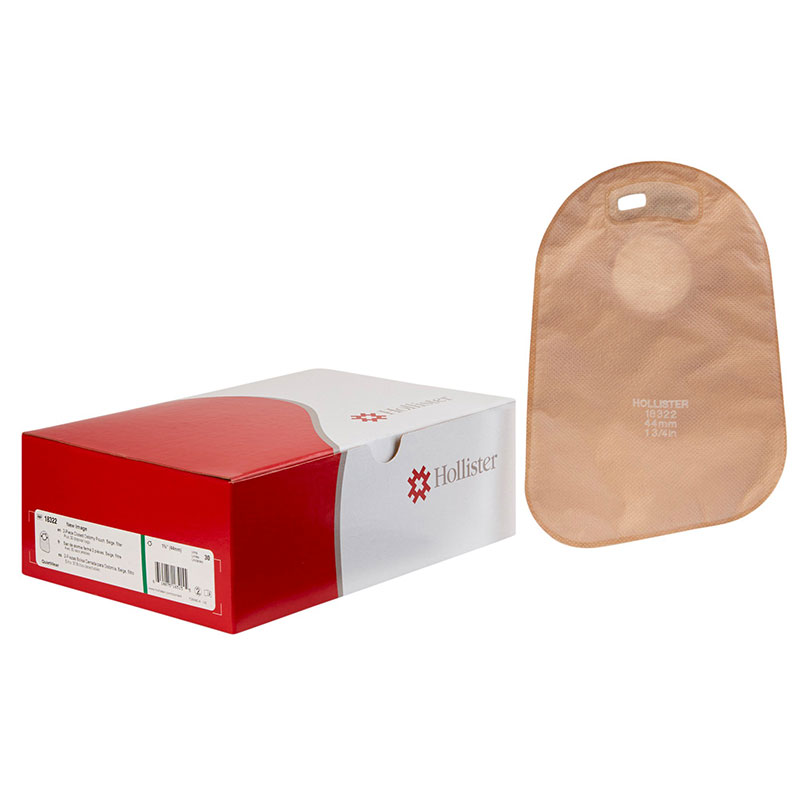 Hollister 18322 New Image 2-Piece Closed End Pouch Filter 30/box