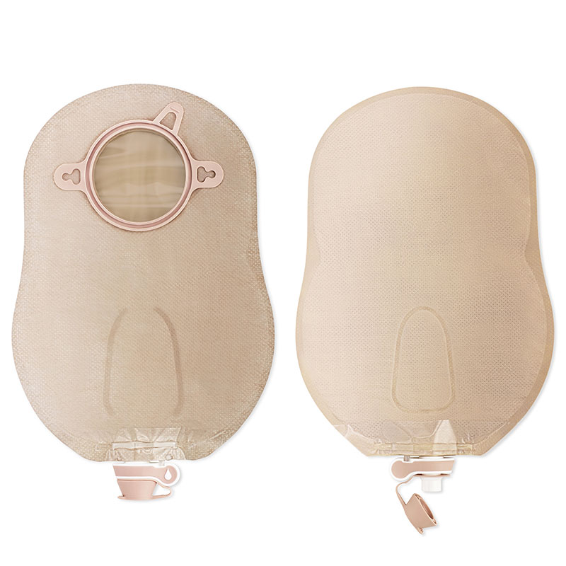 Hollister 18914 New Image 2-Piece Urostomy Pouch Beige Box of 10