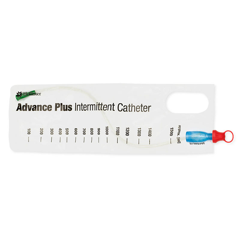 Hollister Advance Plus Intermittent Catheter 8 FR 16 Inch 1500ml Box of 100
