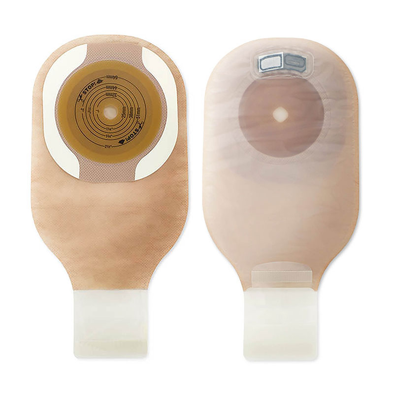 Hollister 8371 Premier Flextend 1-Piece Drainable Pouch Beige Box of 10