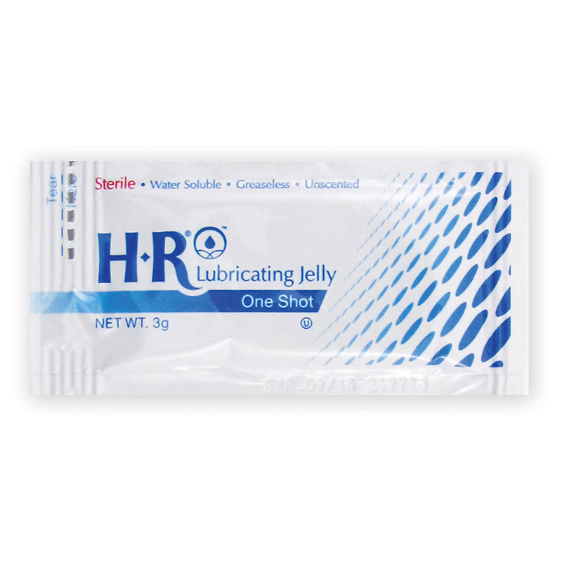 HR Lubricating Jelly 3g OneShot Box of 144