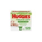 Huggies Natural Care Fragrance-Free Baby Wipes Retail Case Case of 528 thumbnail