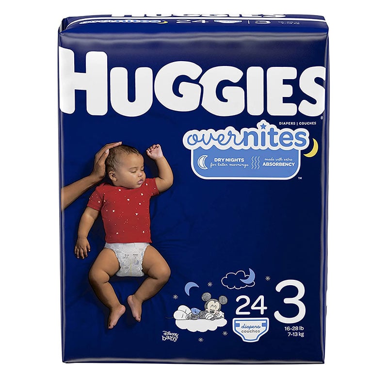Huggies OverNites Diapers Size 3 Jumbo Pack Package of 24