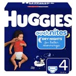 Huggies OverNites Diapers Size 4 Jumbo Pack Package of 21 thumbnail