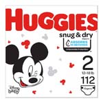 Huggies Snug and Dry Diapers Size 2 Giga Pack Case of 112 thumbnail