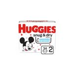 Huggies Snug and Dry Diapers Size 2 Jumbo Pack Case of 136 thumbnail