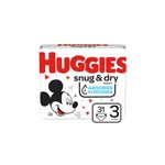 Huggies Snug and Dry Diapers Size 3 Jumbo Pack Case of 124 thumbnail