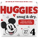 Huggies Snug and Dry Diapers Size 4 Jumbo Pack Case of 108 thumbnail