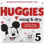 Huggies Snug and Dry Diapers Size 5 Jumbo Pack Case of 88 thumbnail