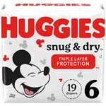 Huggies Snug and Dry Diapers Size 6 Jumbo Pack Package of 19 thumbnail