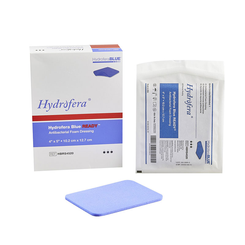 Hydrofera Blue Ready Foam Dressing 4x5 inch Box of 10