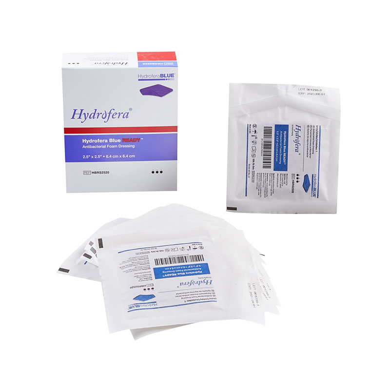 Hydrofera Blue Ready Foam Dressing 2.5x2.5 inch Box of 10