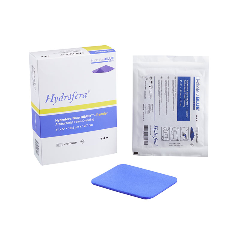Hydrofera Blue Ready-Transfer Foam Dressing 4x5 inch Box of 10