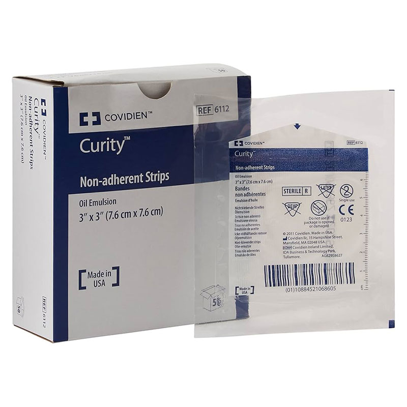 Covidien Curity Sterile Oil Emulsion Patch 2x2 50ct