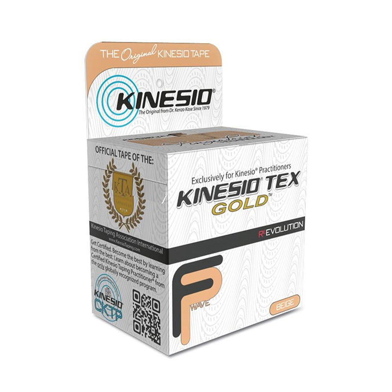 Kinesio Tex Gold Wave Elastic Athletic Tape 1 inch x5.4 yd - Beige