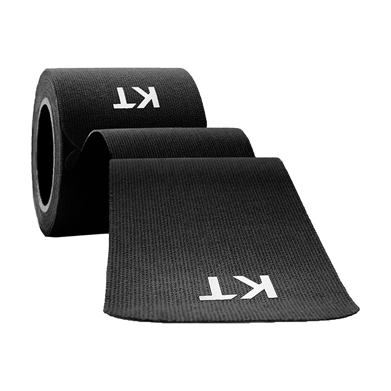 KT Tape Cotton Tape, 2 inch x 10 inch Strips 20ct - Black