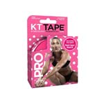 KT Tape Kinesiology Breast Cancer Tape, 4"x4" 20ct - Pink Polka Dot thumbnail