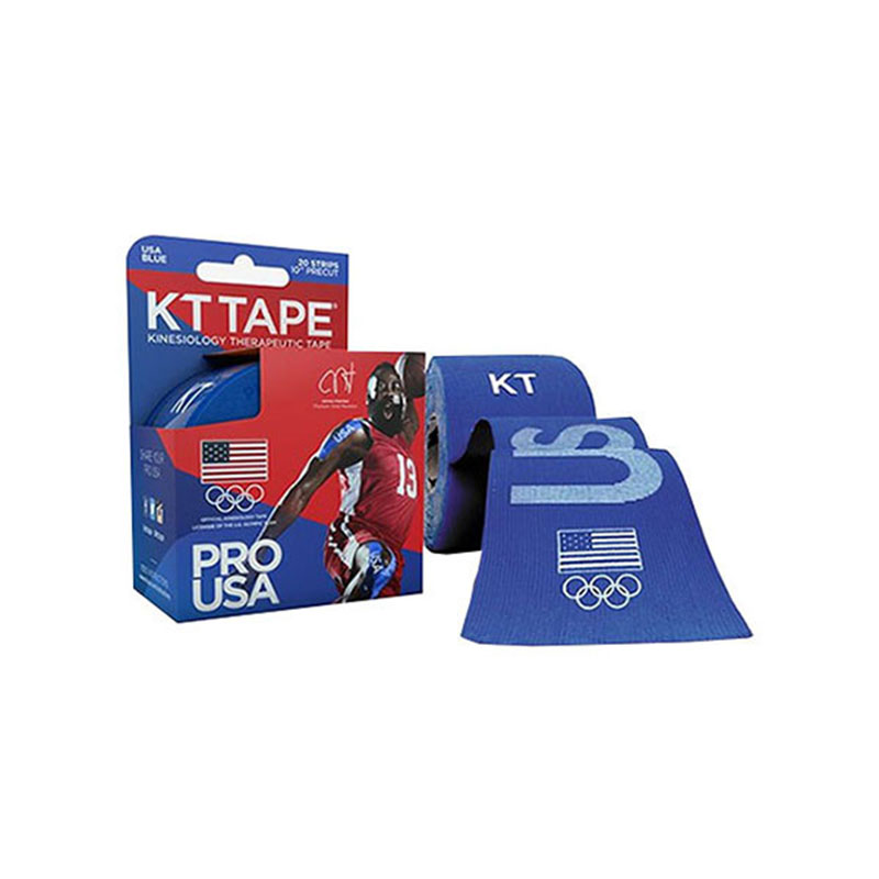 KT Tape Kinesiology Synthetic Tape 4 inch x 4 inch 20ct Blue USA