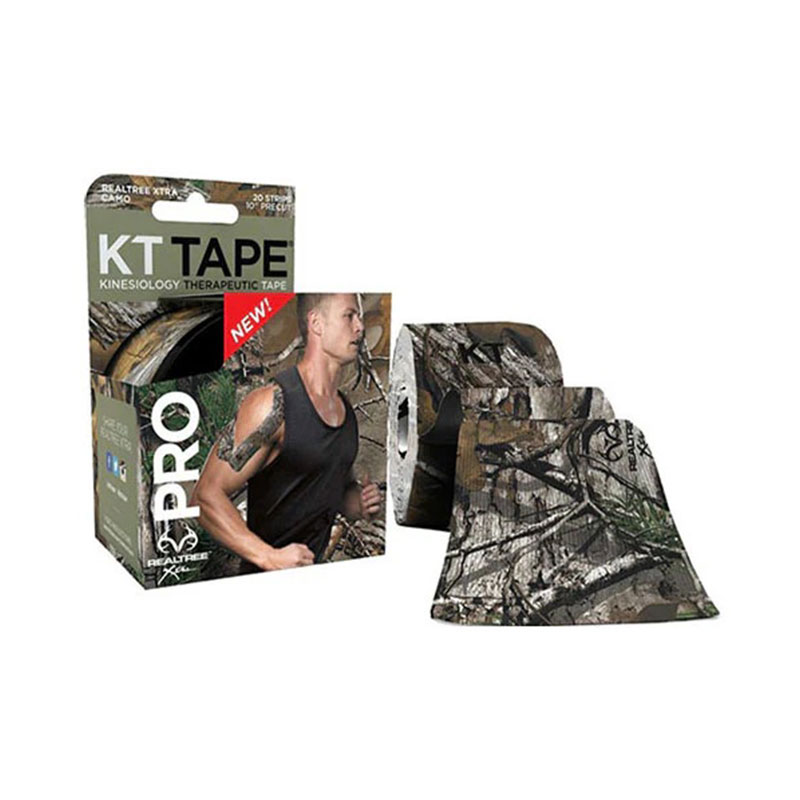 KT Tape Kinesiology Tape 4 inch x 4 inch 20ct Real Tree Camo