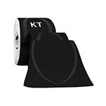 KT Tape Pro Synthetic Tape, 2"x10" Strips 3ct - Jet Black thumbnail