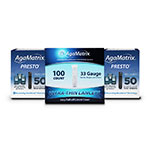 AgaMatrix Presto Blood Glucose Test Strips 200ct and 200 Lancets thumbnail