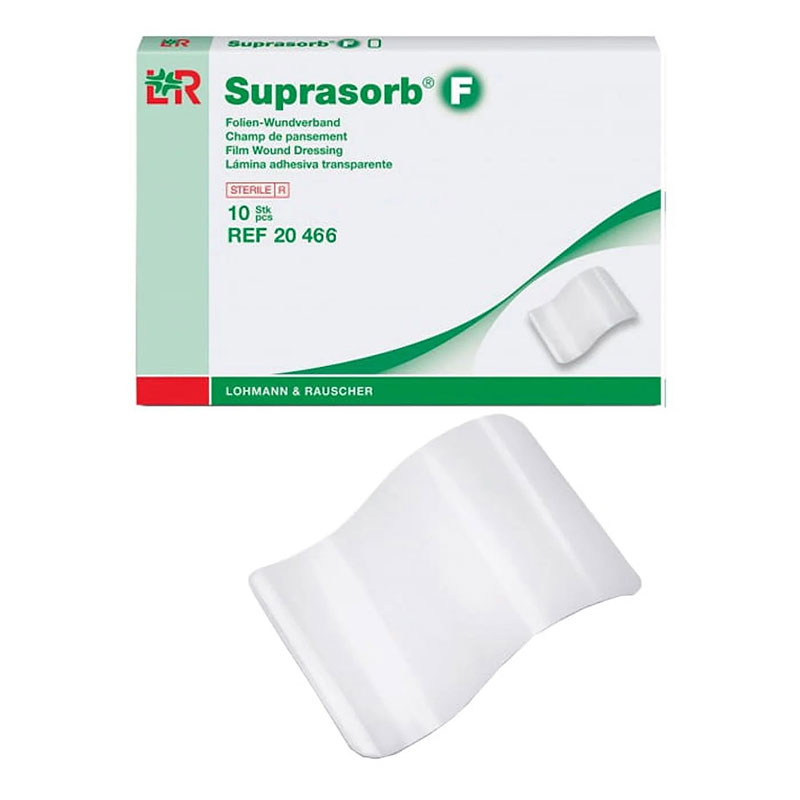 Lohmann & Rauscher Suprasorb F Transparent Film Dressing 4x4.75 inch Box of 50