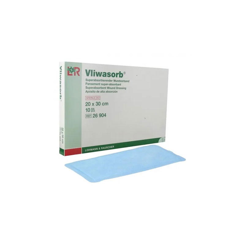 Lohmann & Rauscher Vliwasorb Super Absorbent Dressing 8x12 inch Box of 10