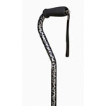 Mabis DMI Deluxe Adjustable Aluminum Cane Offset Handle Spotted thumbnail