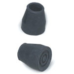 Mabis DMI Walker and Cane Replacement Tips Gray 1-1/8 inch thumbnail