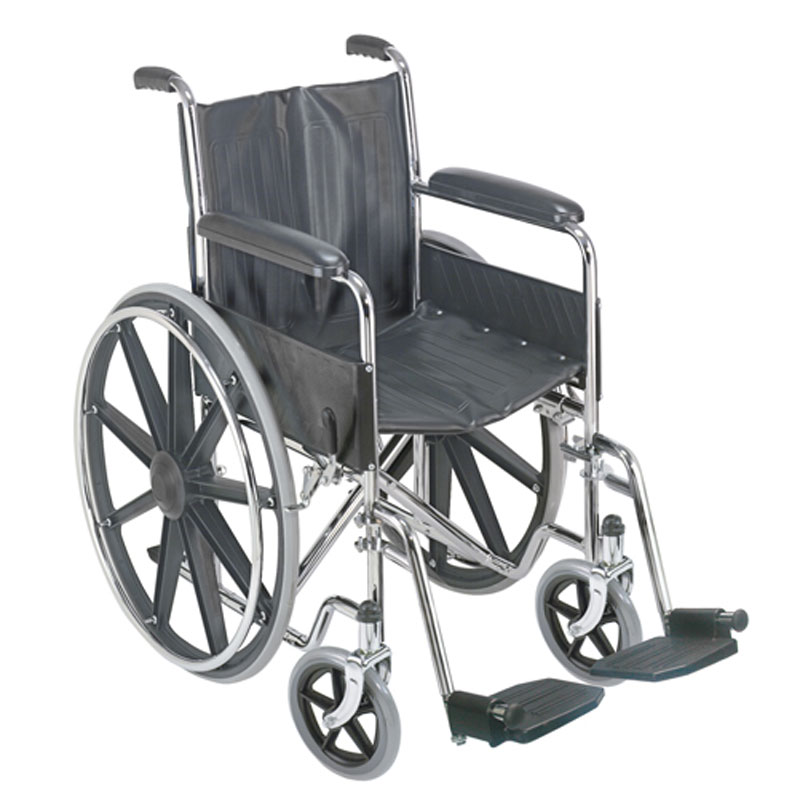 Mabis DMI 18 Wheelchair with Fixed Armrests ADW Diabetes