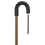 Mabis DMI Deluxe Adjustable Aluminum Cane Standard Handle Bronze thumbnail