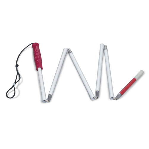 Mabis DMI Folding Cane for Visually Impaired