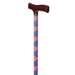 Mabis DMI Deluxe Adjustable Aluminum Cane Patriotic thumbnail