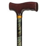 Mabis DMI Deluxe Adjustable Aluminum Cane Cyclone Green thumbnail