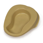 Mabis DMI Stackable Bed Pan with Grip Handles thumbnail